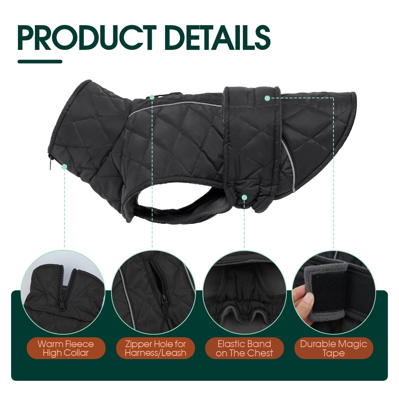 Dog Snowsuit Jacket - Image 3