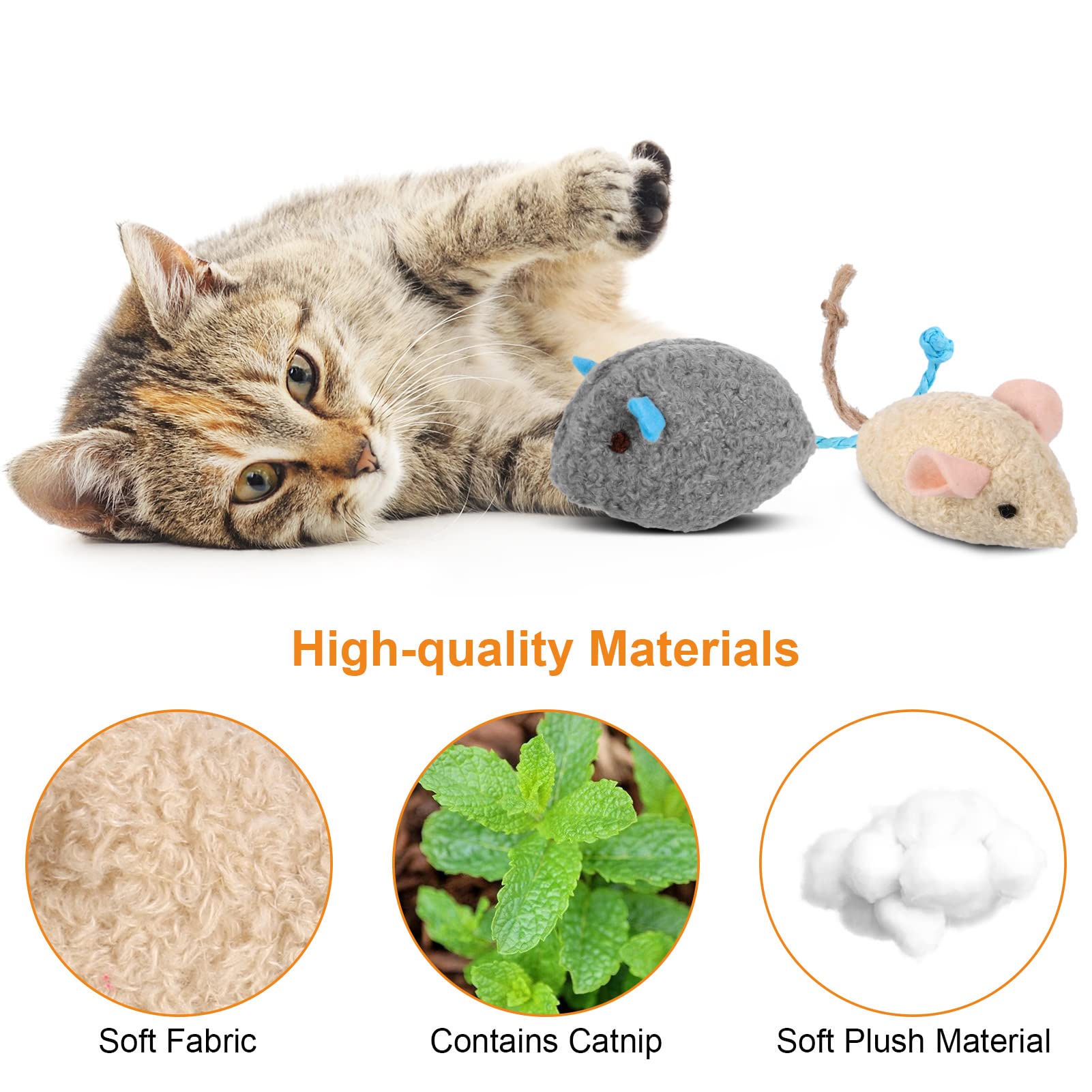 Soft Mouse Cat Toys - Image 5