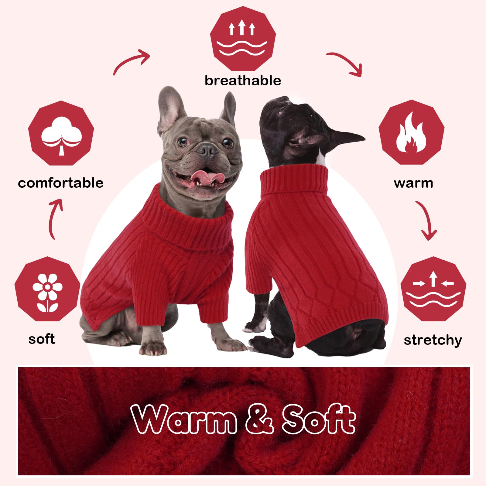 Large Dog Knit Sweater - Image 3