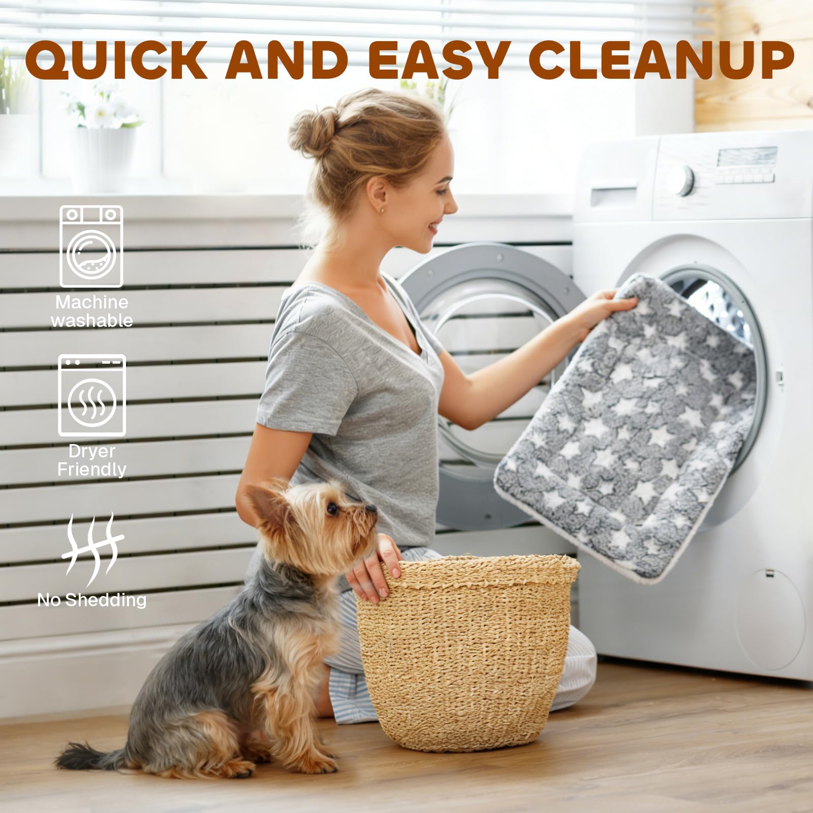 Reversible Fleece Pet Bed - Image 2