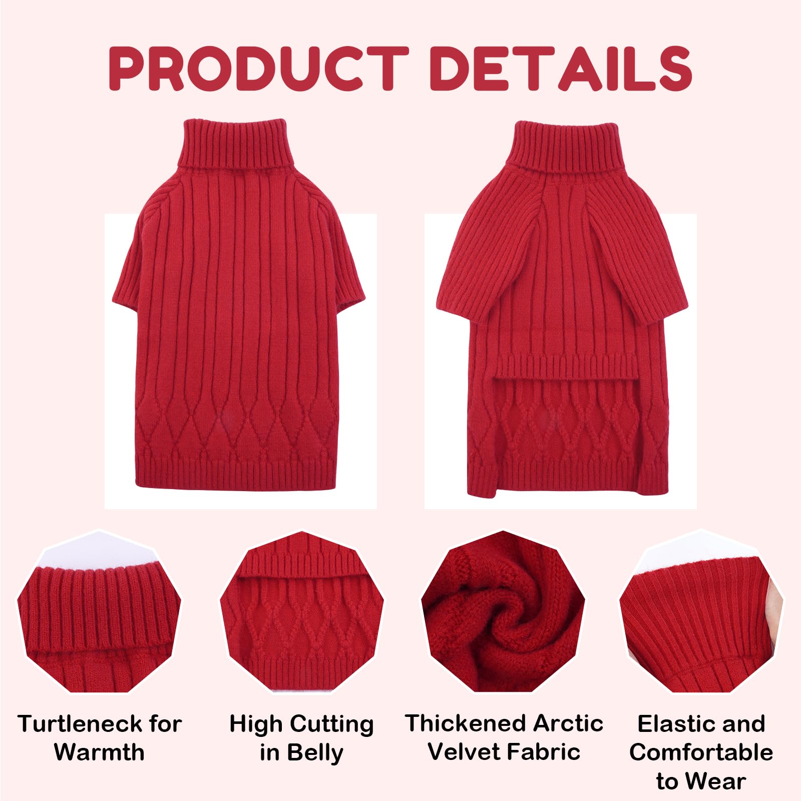 Large Dog Knit Sweater - Image 2