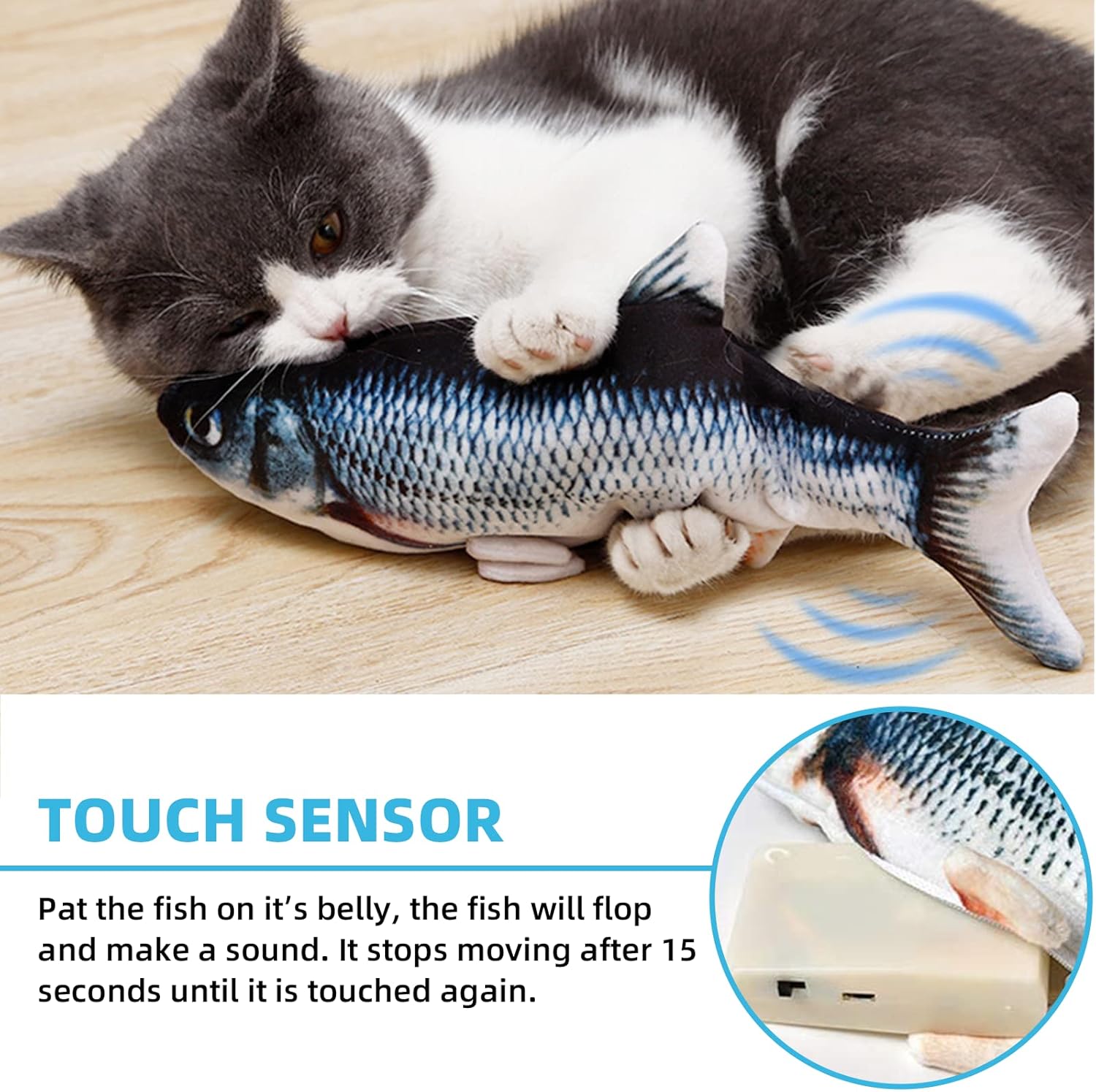 Moving Fish Cat Toy - Image 2