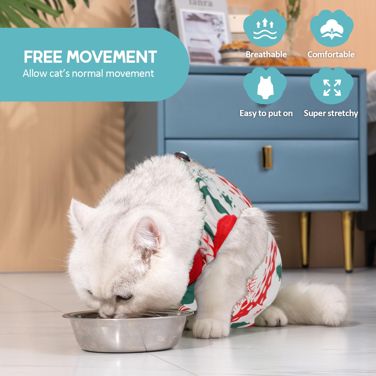 Xmas Cat Outfit - Image 2