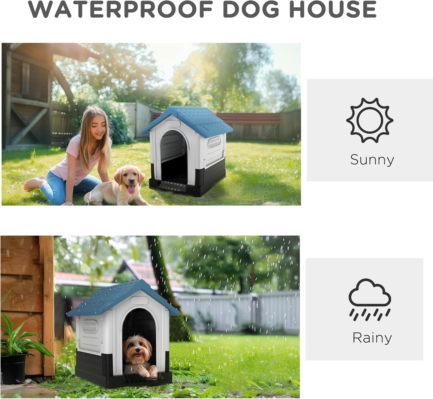 Outdoor Plastic Dog House - Image 5