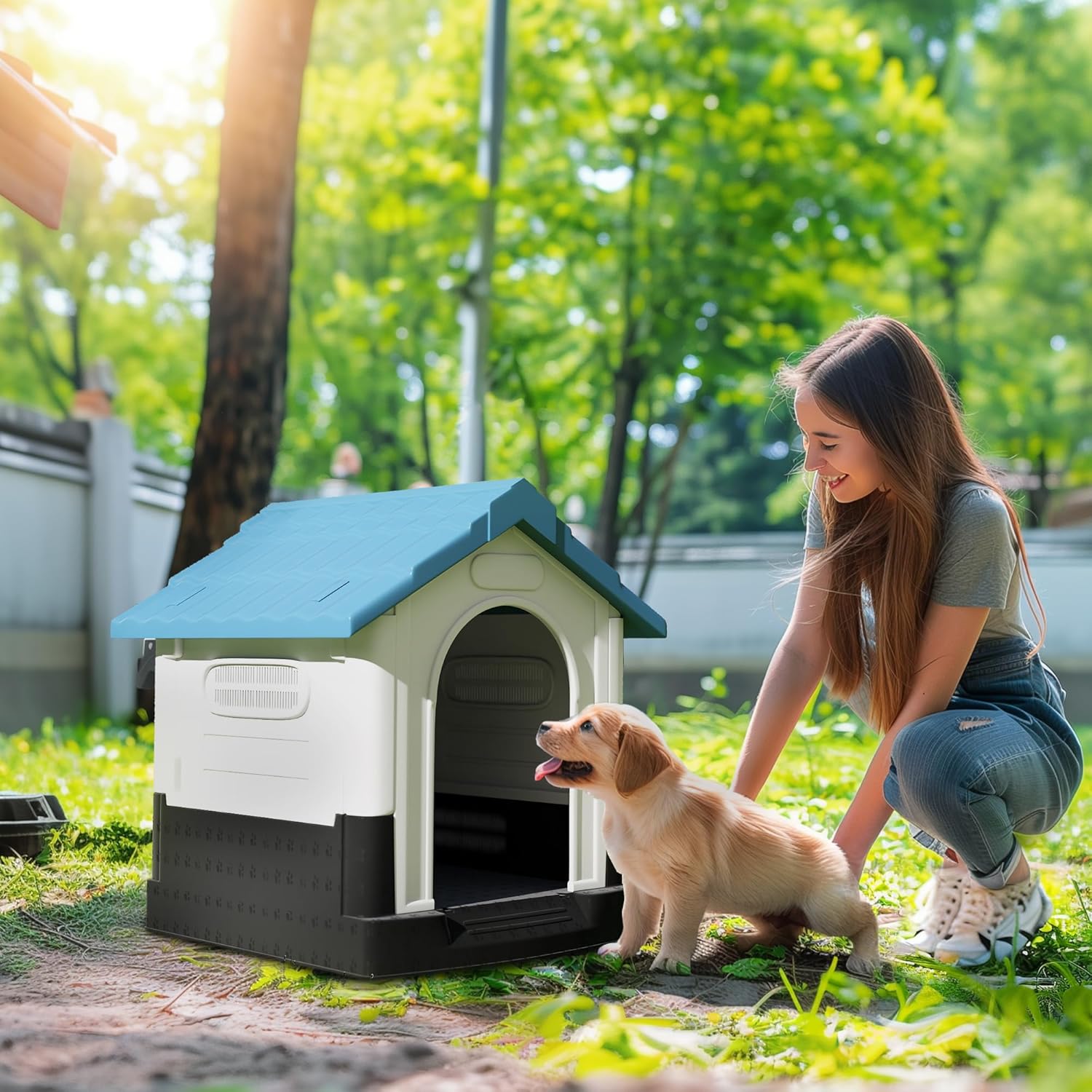 Outdoor Plastic Dog House - Image 3