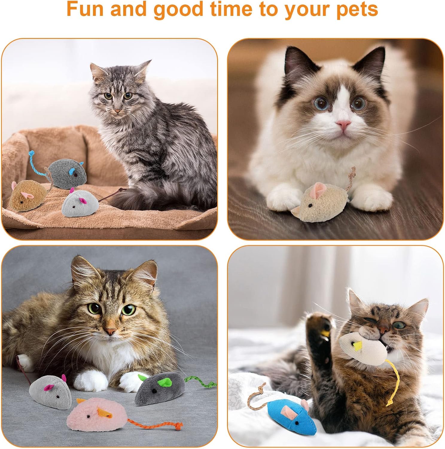 Soft Mouse Cat Toys - Image 6