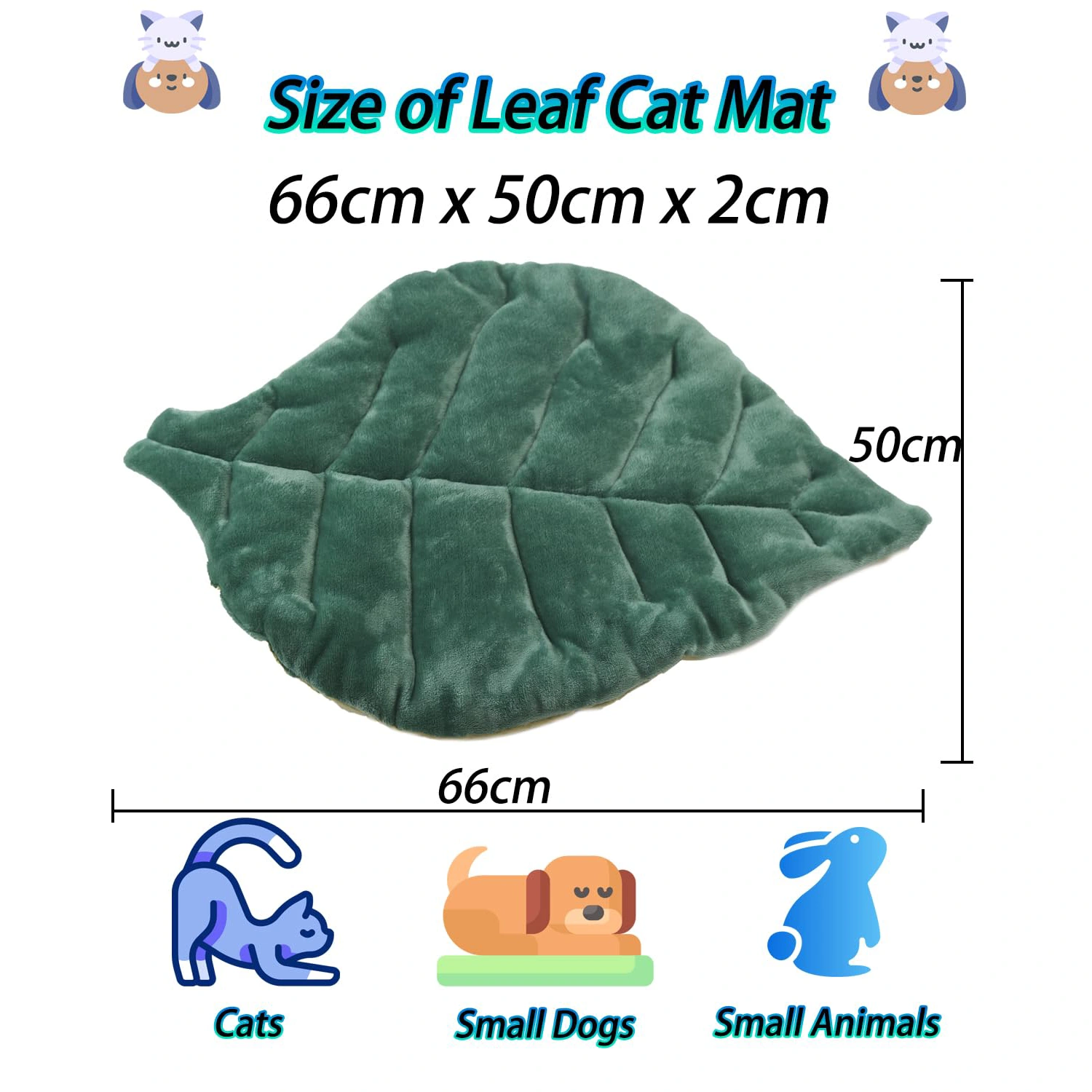 Leaf Shaped Cat Bed - Image 2